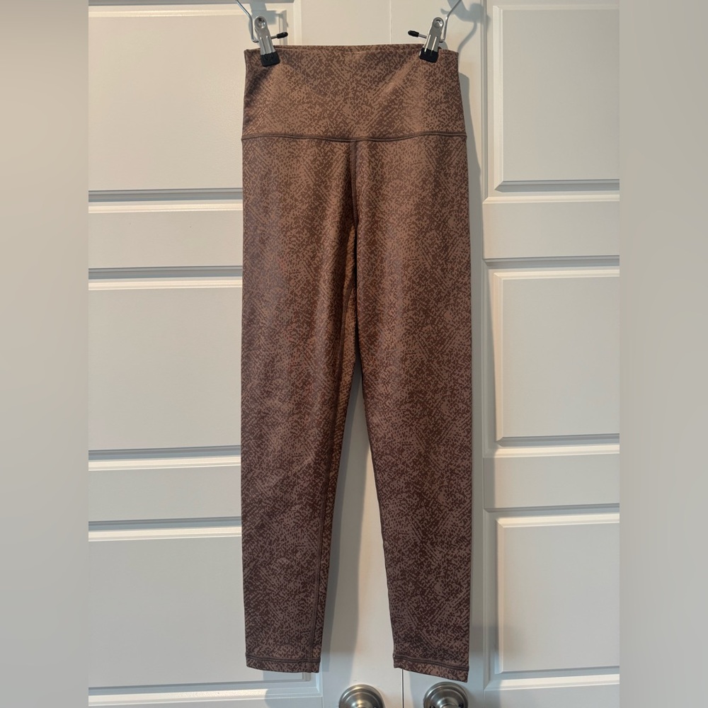 OFFLINE by Aerie high-waisted leggings brown speckled print Women’s size small